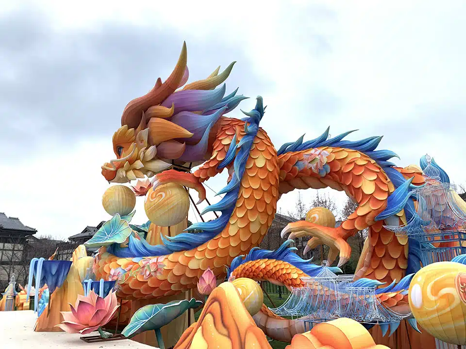 HUGE LANTERN, BIG DRAGON LANTERN, LARGE LANTERNS, HUGE CHINESE LANTERNS