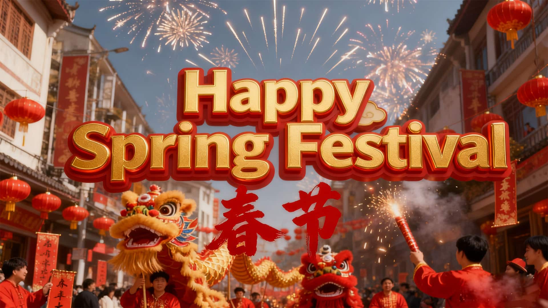 Spring Festival Lantern Display