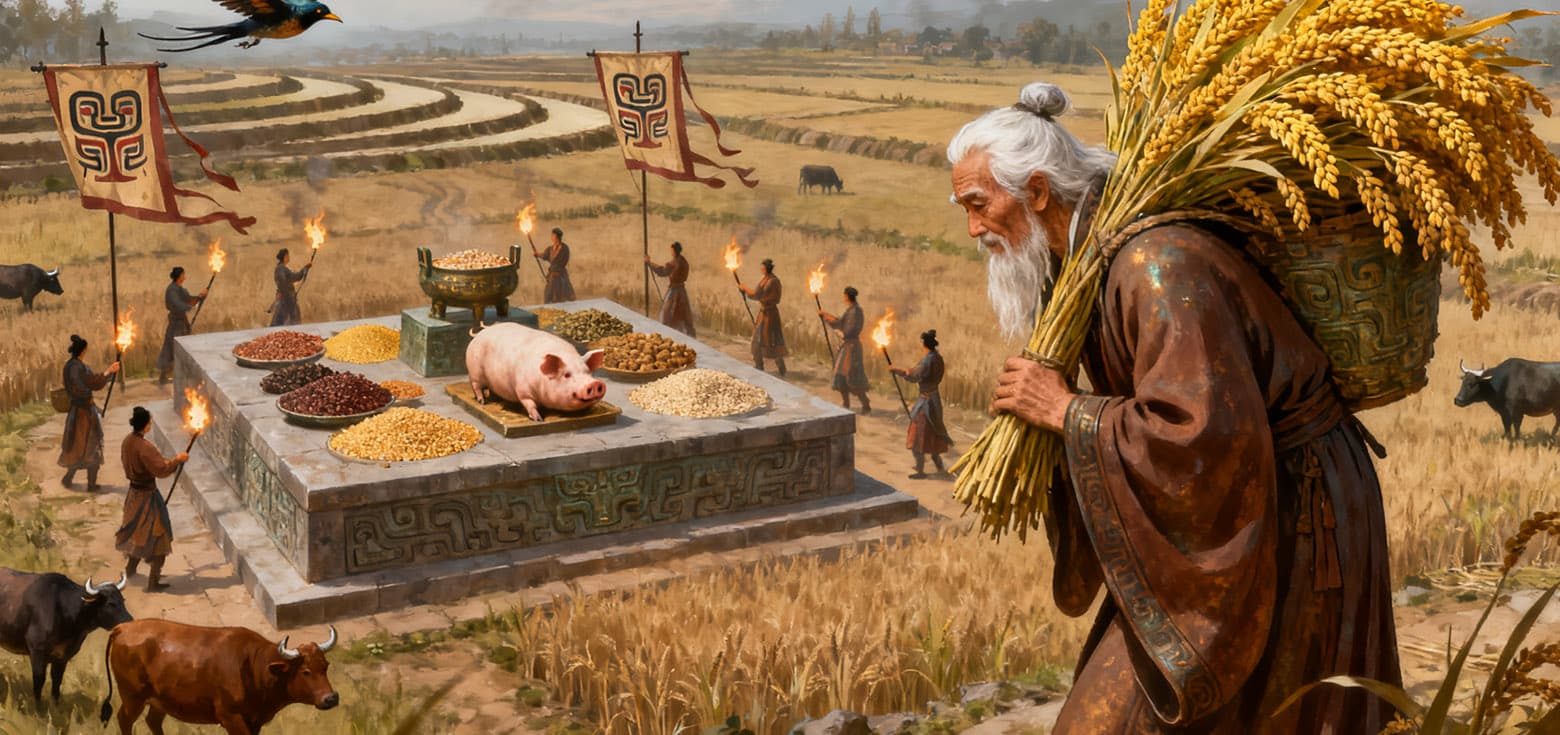 The Origin Legend of the Chinese New Year: Ancient Sacrificial Activities.