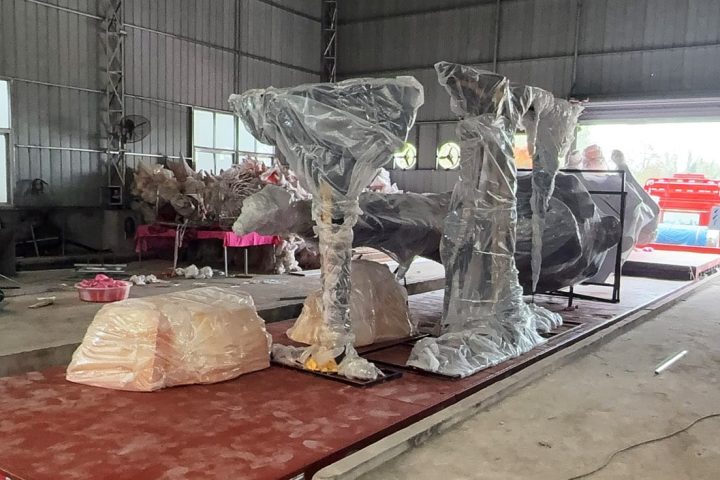 The New Year Lanterns completed and packaged by ForestPaintingLantern.